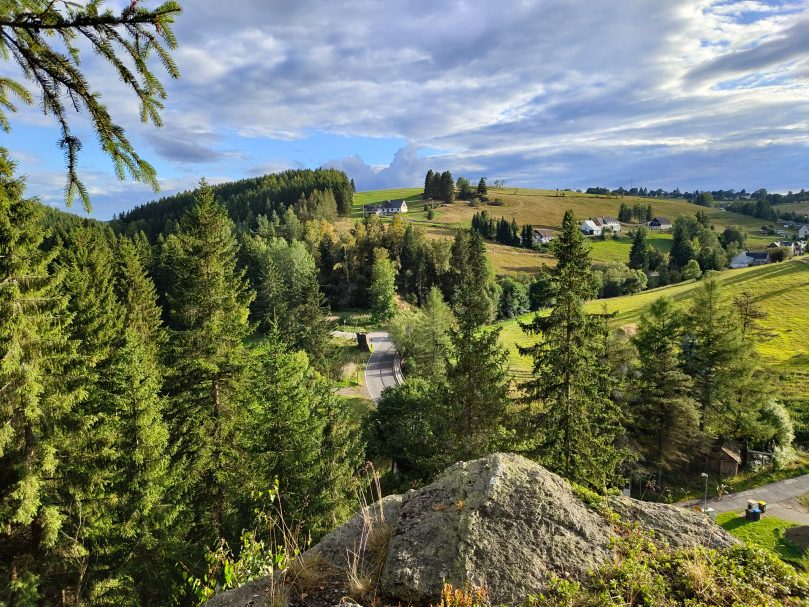 Blick zum Stellplatz